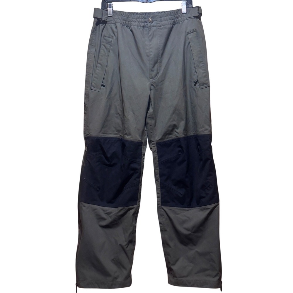 Cabelas Mens Outdoor Gear Nylon‎ Cargo Pants Green Black Size Medium Regular